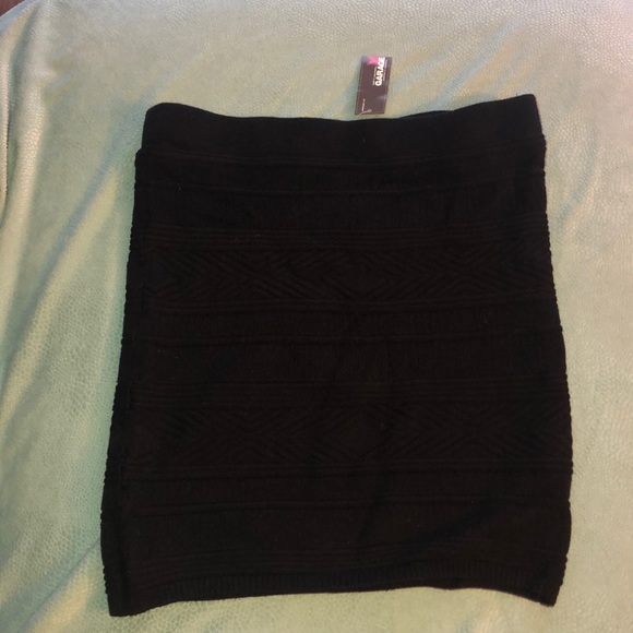 Garage black sweater skirt - Picture 1 of 3